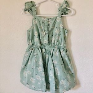3T Jumping Beans Green Daisy Summer Dress